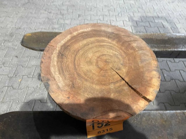 Rosewood schijf, dikte 70mm, ø 400mm - afbeelding 1 van  3