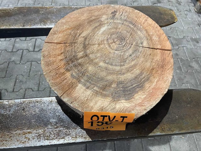 Rosewood schijf, dikte 70mm, ø 400mm - afbeelding 1 van  3