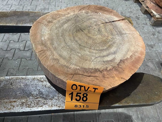 Rosewood schijf, dikte 70mm, ø 400mm - afbeelding 1 van  3