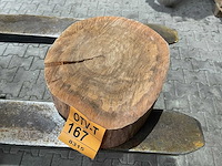 Rosewood schijf, dikte 70mm, ø 400mm - afbeelding 1 van  3