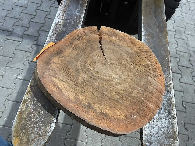 Rosewood schijf, dikte 70mm, ø 400mm - afbeelding 2 van  3