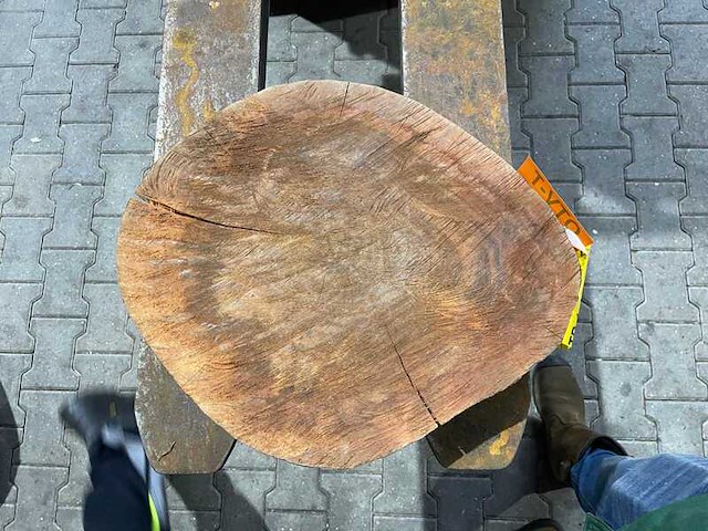 Rosewood schijf, dikte 70mm, ø 400mm - afbeelding 1 van  3