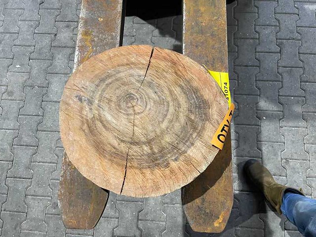Rosewood schijf, dikte 70mm, ø 400mm - afbeelding 1 van  3