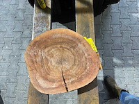 Rosewood schijf, dikte 70mm, ø 400mm - afbeelding 1 van  3