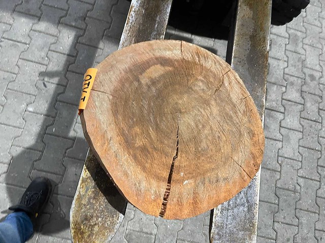 Rosewood schijf, dikte 70mm, ø 400mm - afbeelding 3 van  3