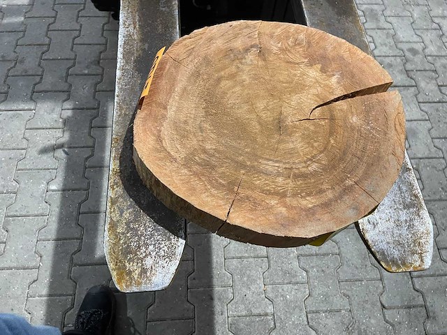 Rosewood schijf, dikte 70mm, ø 400mm - afbeelding 2 van  3