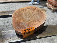 Rosewood schijf, dikte 70mm, ø 400mm - afbeelding 1 van  3
