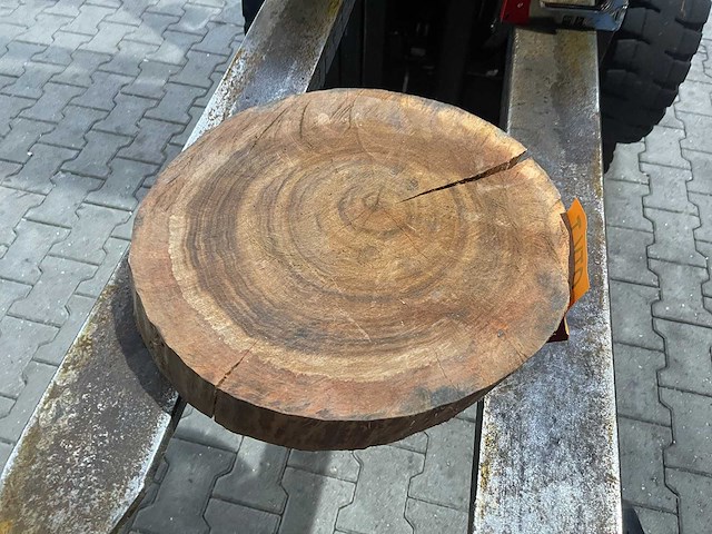 Rosewood schijf, dikte 70mm, ø 400mm - afbeelding 2 van  3