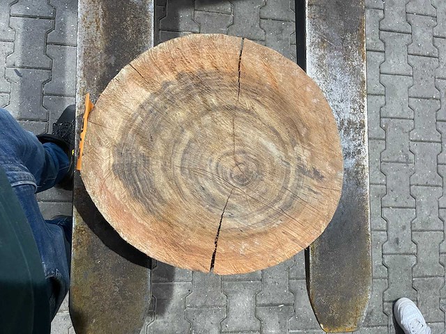 Rosewood schijf, dikte 70mm, ø 400mm - afbeelding 3 van  3