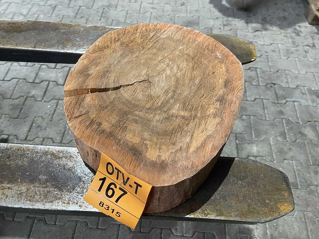 Rosewood schijf, dikte 70mm, ø 400mm - afbeelding 1 van  3