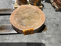 Rosewood schijf, dikte 70mm, ø 450mm - afbeelding 1 van  3