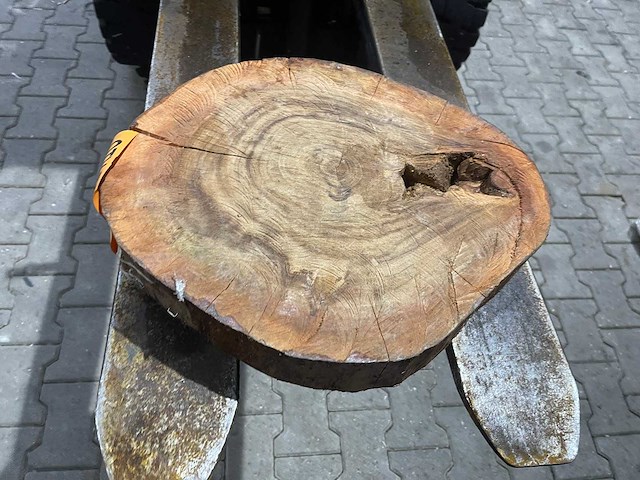 Rosewood schijf, dikte 70mm, ø 450mm - afbeelding 2 van  3