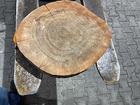 Rosewood schijf, dikte 70mm, ø 450mm - afbeelding 2 van  3