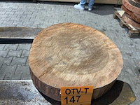 Rosewood schijf, dikte 70mm, ø 450mm - afbeelding 1 van  3