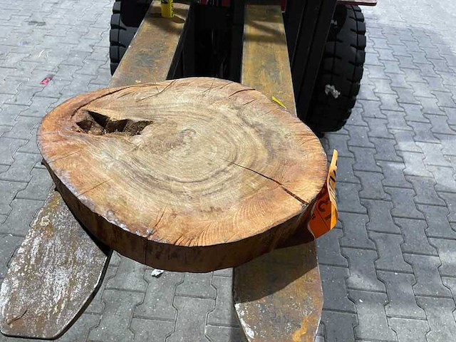 Rosewood schijf, dikte 70mm, ø 450mm - afbeelding 2 van  3