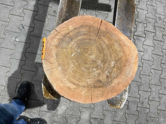 Rosewood schijf, dikte 70mm, ø 450mm - afbeelding 3 van  3