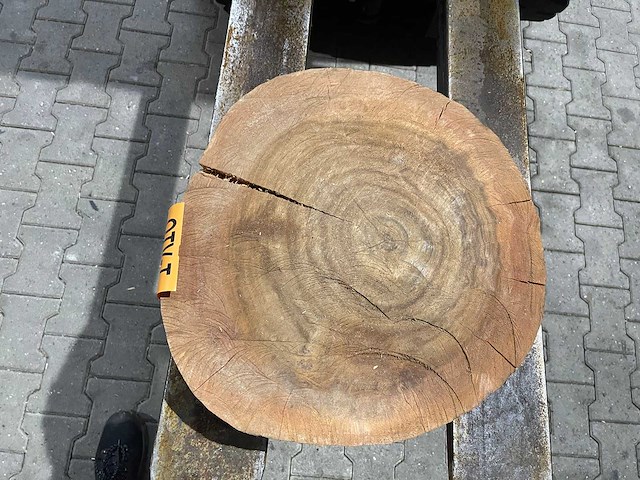 Rosewood schijf, dikte 70mm, ø 450mm - afbeelding 3 van  3