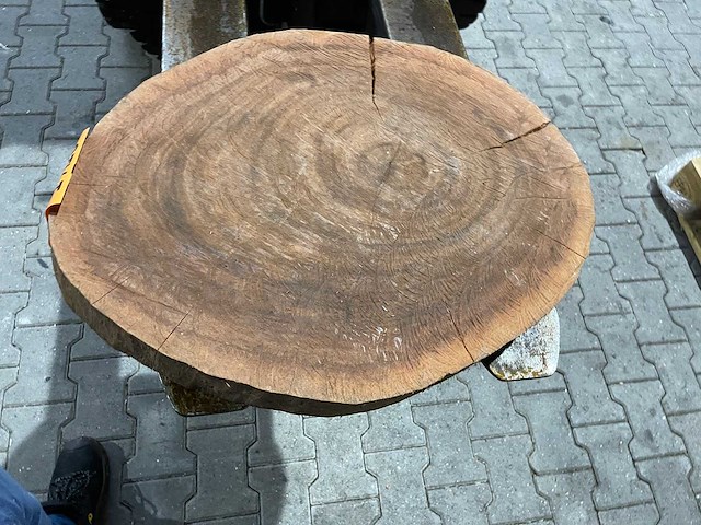 Rosewood schijf, dikte 70mm, ø 500mm - afbeelding 2 van  3