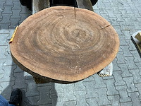 Rosewood schijf, dikte 70mm, ø 500mm - afbeelding 2 van  3