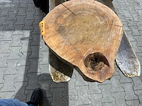 Rosewood schijf, dikte 70mm, ø 500mm - afbeelding 2 van  3