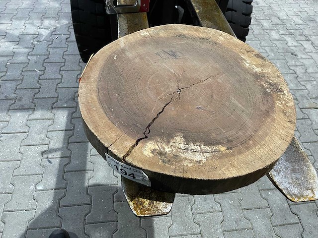 Rosewood schijf, dikte 70mm, ø 550mm - afbeelding 2 van  3