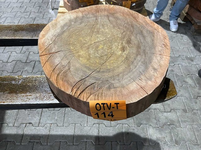 Rosewood schijf, dikte 70mm, ø 550mm - afbeelding 1 van  3