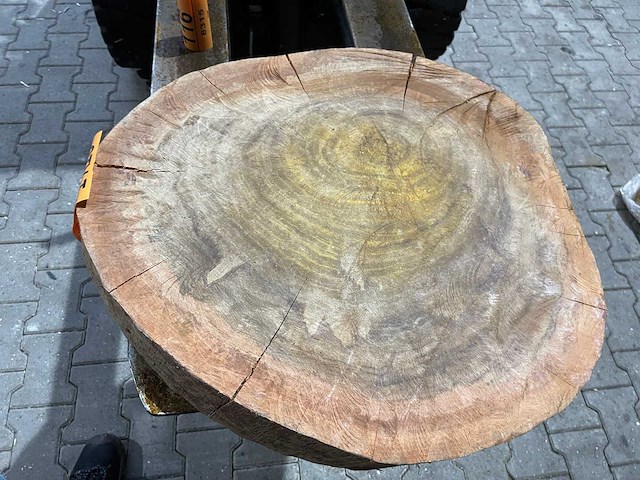 Rosewood schijf, dikte 70mm, ø 550mm - afbeelding 2 van  3