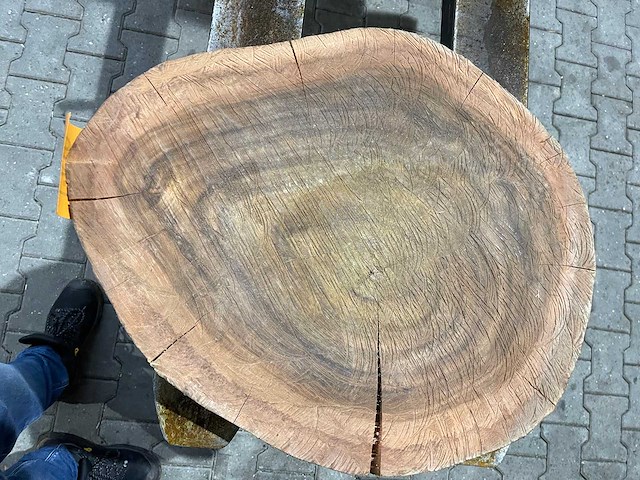 Rosewood schijf, dikte 70mm, ø 550mm - afbeelding 3 van  3