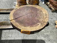 Rosewood schijf, dikte 70mm, ø 550mm - afbeelding 1 van  3