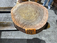 Rosewood schijf, dikte 70mm, ø 550mm - afbeelding 1 van  3