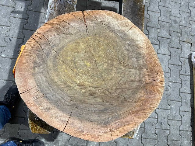 Rosewood schijf, dikte 70mm, ø 550mm - afbeelding 3 van  3