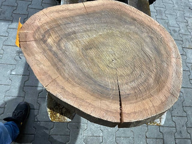 Rosewood schijf, dikte 70mm, ø 550mm - afbeelding 2 van  3