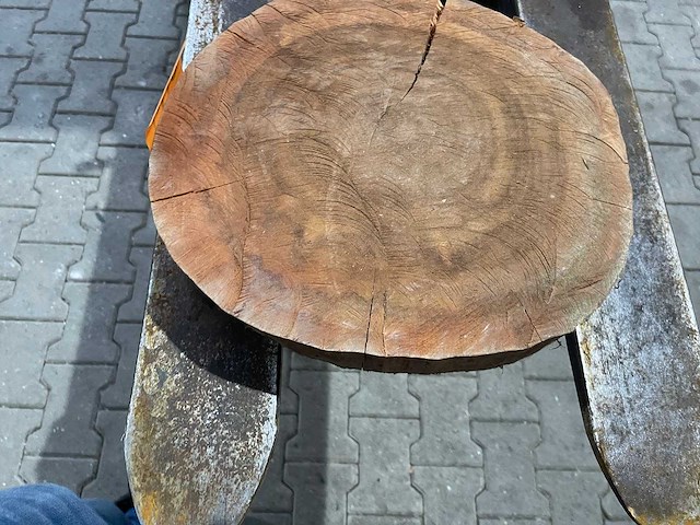 Rosewood schijf, dikte 75mm, ø 400mm - afbeelding 2 van  3