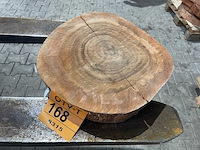 Rosewood schijf, dikte 75mm, ø 400mm - afbeelding 1 van  3