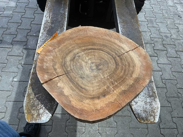 Rosewood schijf, dikte 75mm, ø 400mm - afbeelding 2 van  3