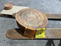 Rosewood schijf, dikte 75mm, ø 400mm - afbeelding 2 van  3