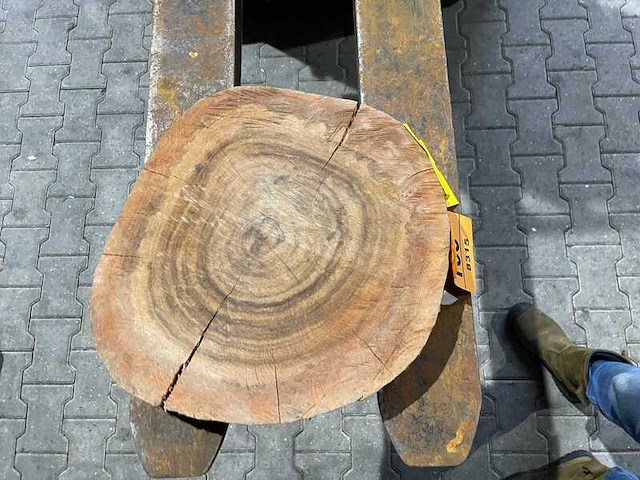 Rosewood schijf, dikte 75mm, ø 400mm - afbeelding 1 van  3