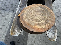 Rosewood schijf, dikte 75mm, ø 400mm - afbeelding 2 van  3