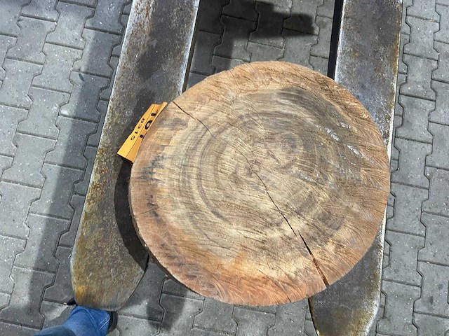 Rosewood schijf, dikte 75mm, ø 400mm - afbeelding 3 van  3