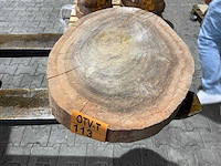Rosewood schijf, dikte 75mm, ø 550mm - afbeelding 1 van  3