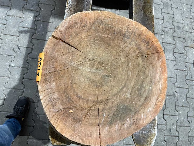 Rosewood schijf, dikte 75mm, ø 550mm - afbeelding 3 van  3