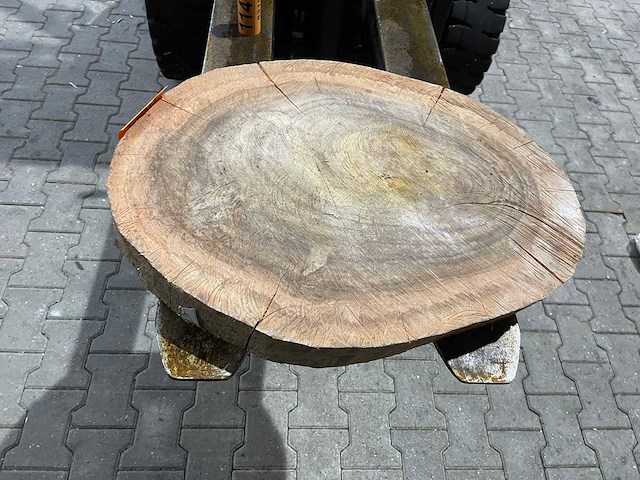 Rosewood schijf, dikte 75mm, ø 550mm - afbeelding 2 van  3