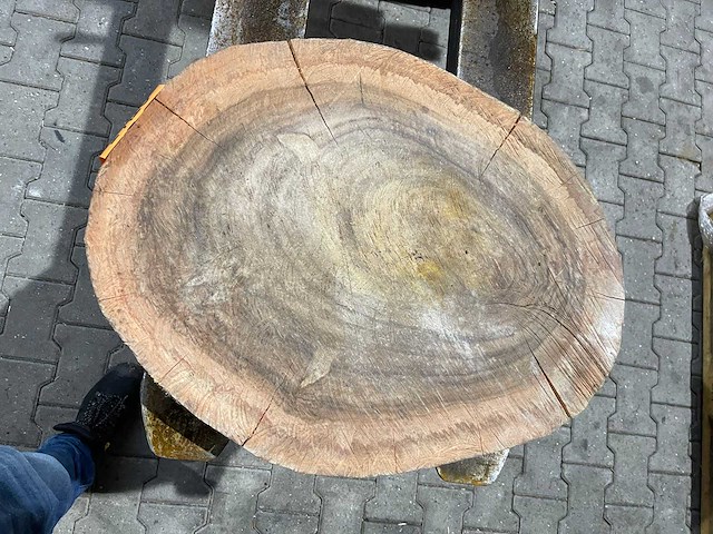 Rosewood schijf, dikte 75mm, ø 550mm - afbeelding 3 van  3