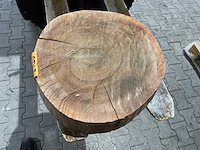 Rosewood schijf, dikte 75mm, ø 550mm - afbeelding 2 van  3