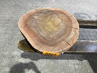 Rosewood schijf, dikte 75mm, ø 600mm - afbeelding 1 van  3
