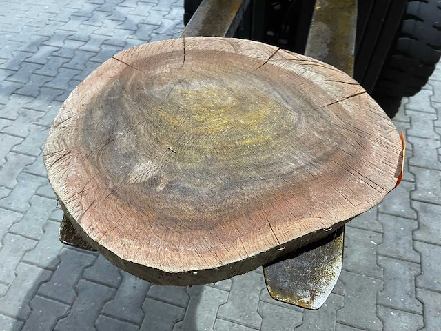 Rosewood schijf, dikte 75mm, ø 600mm - afbeelding 2 van  3