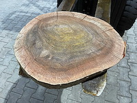 Rosewood schijf, dikte 75mm, ø 600mm - afbeelding 2 van  3