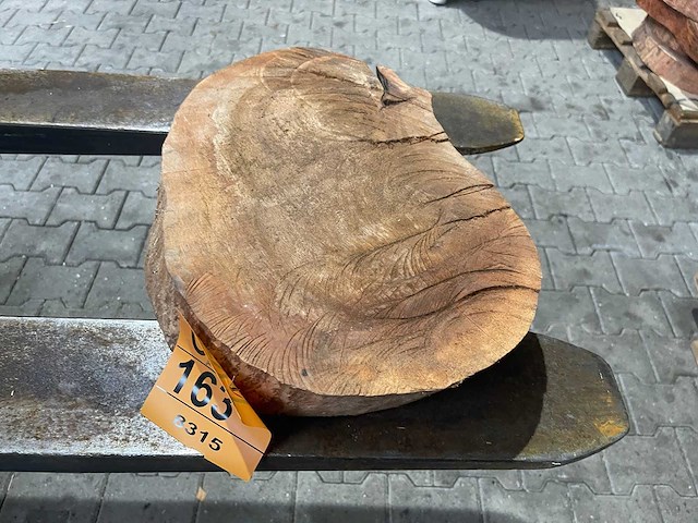 Rosewood schijf, dikte 80mm, ø 300mm - afbeelding 1 van  3