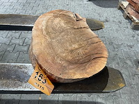 Rosewood schijf, dikte 80mm, ø 300mm - afbeelding 1 van  3