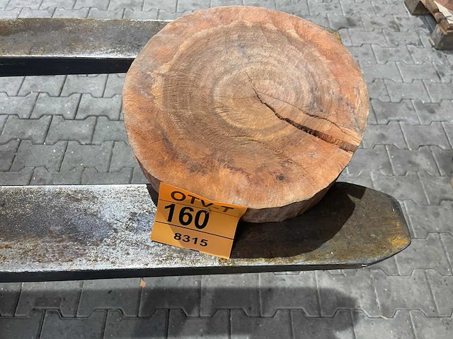 Rosewood schijf, dikte 80mm, ø 350mm - afbeelding 1 van  3